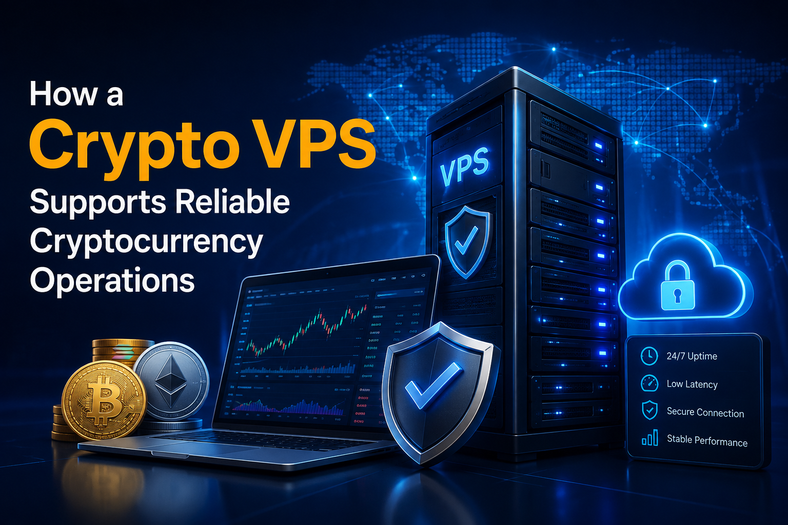 How a Crypto VPS Supports Reliable Cryptocurrency Operations